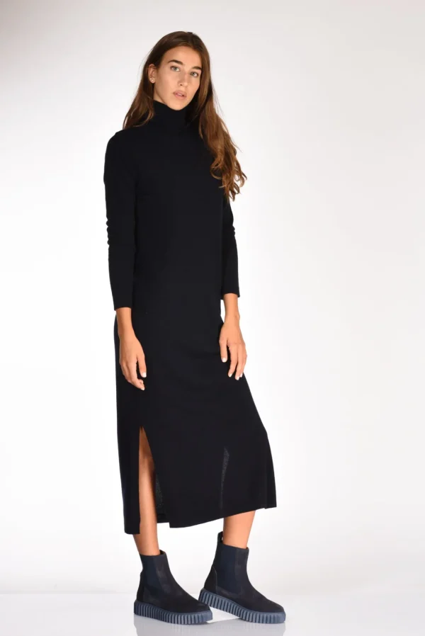 abito in maglia blu