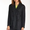 blazer denim blu