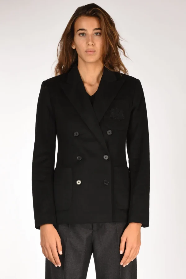 blazer doppiop. nero