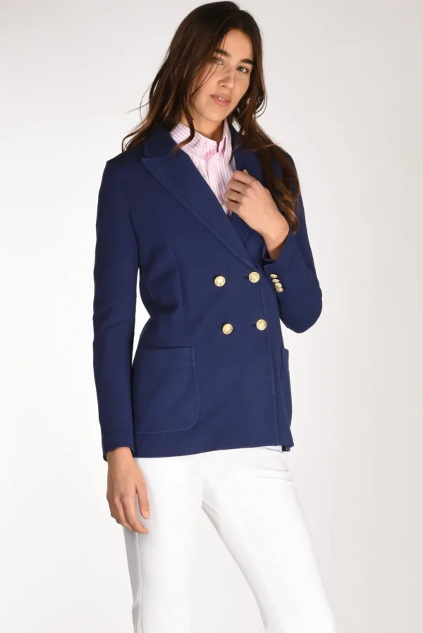 blazer doppiopetto blu