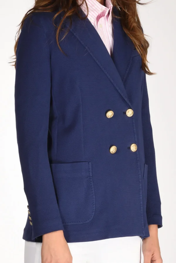 blazer doppiopetto blu