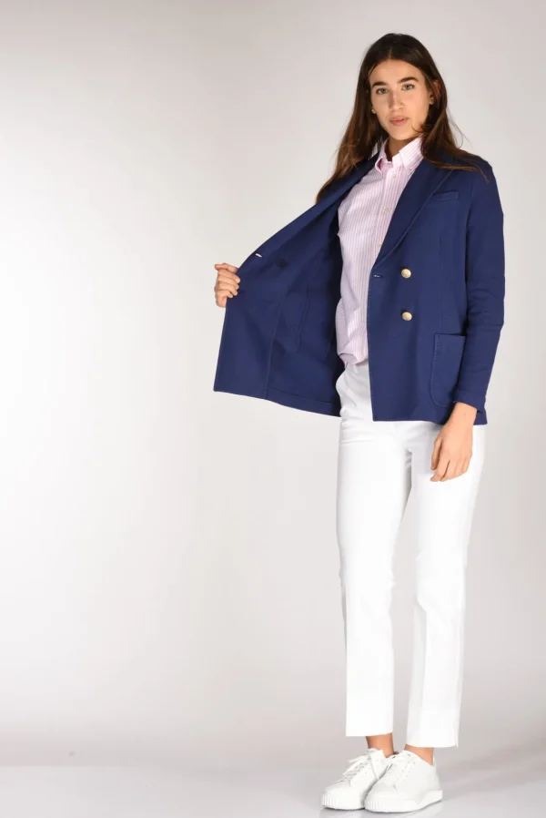 blazer doppiopetto blu