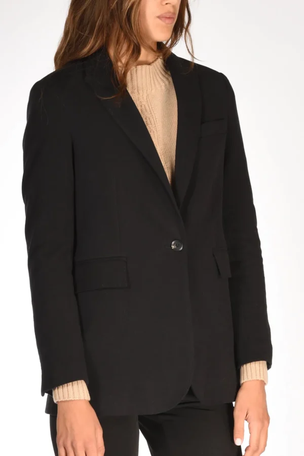 blazer felpa nero