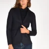 blazer jersey blu/nero