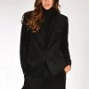 blazer matte nero