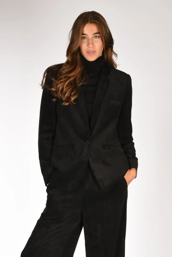 blazer matte nero