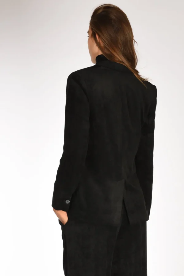 blazer matte nero