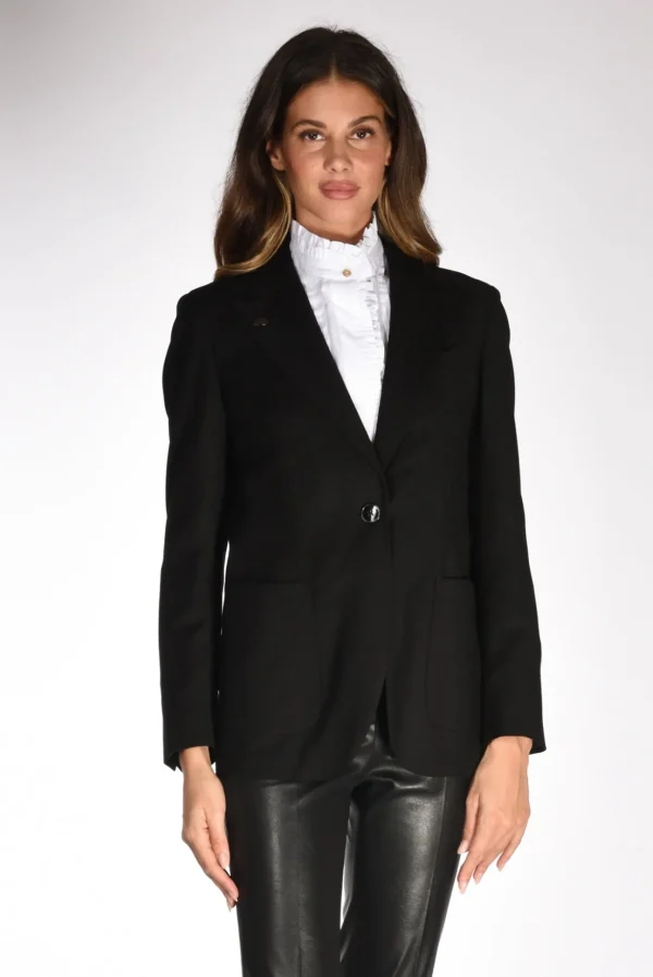 blazer monopetto nero