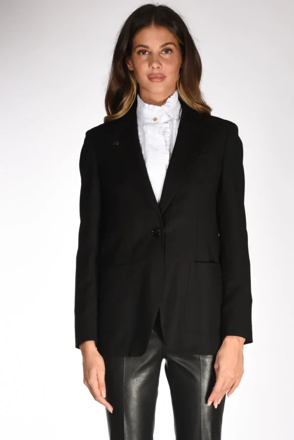blazer monopetto nero