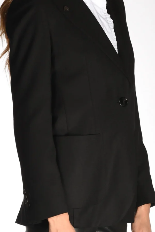 blazer monopetto nero