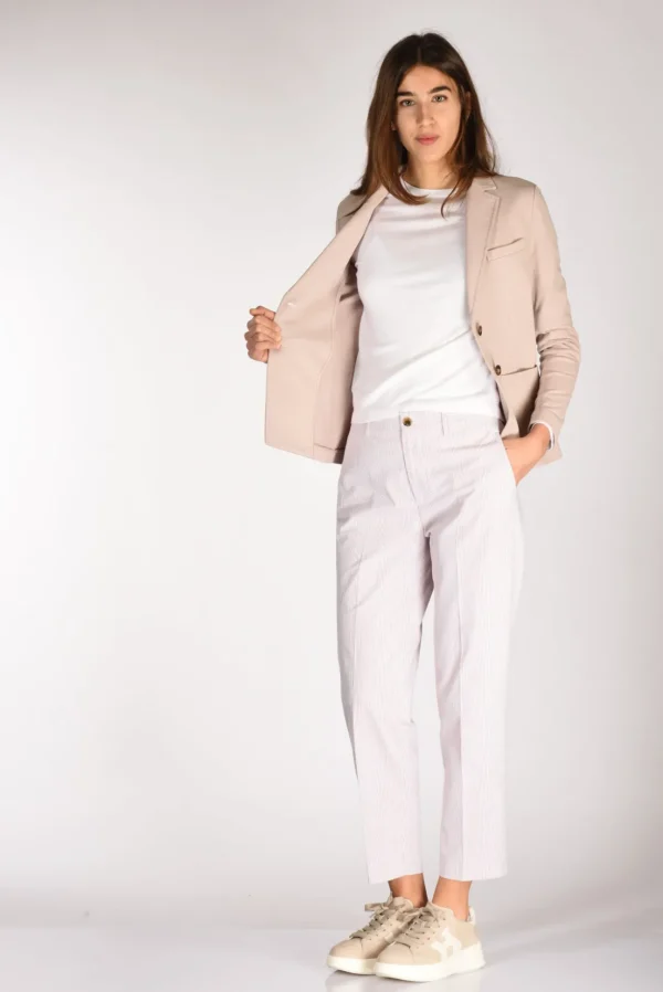blazer monopetto rosa antico
