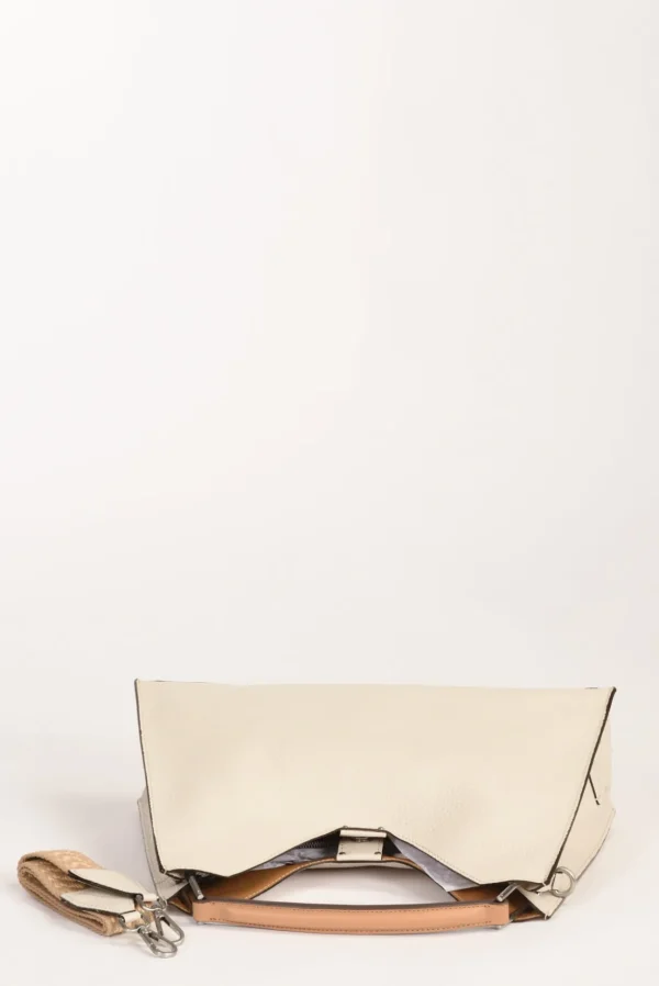 borsa aurora bianco naturale