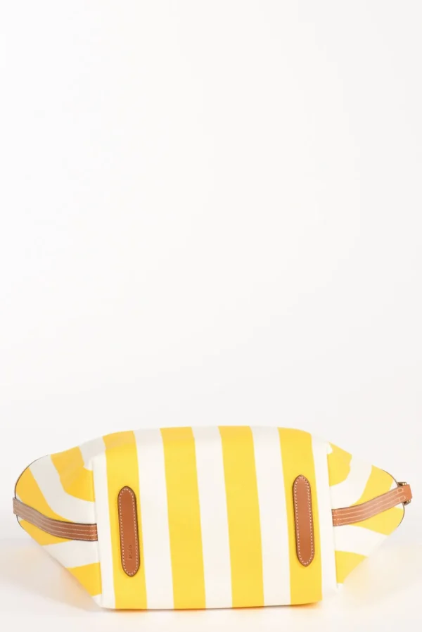 borsa bellport bianco/giallo