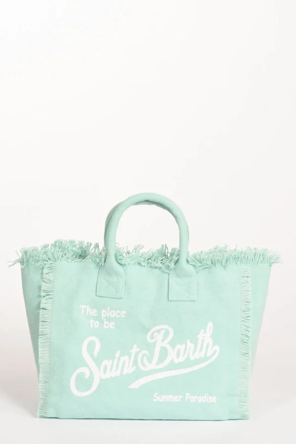 borsa colette azzurro/bianco
