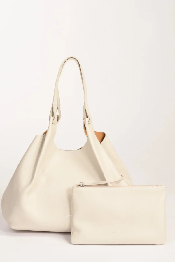 borsa dua bianco naturale