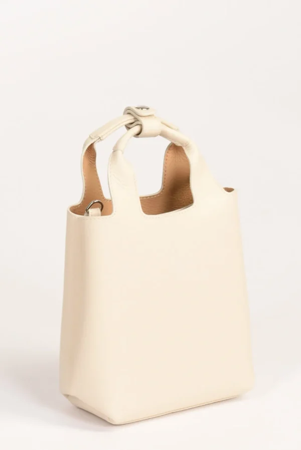 borsa h bag bianco naturale
