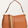borsa helena round beige scuro