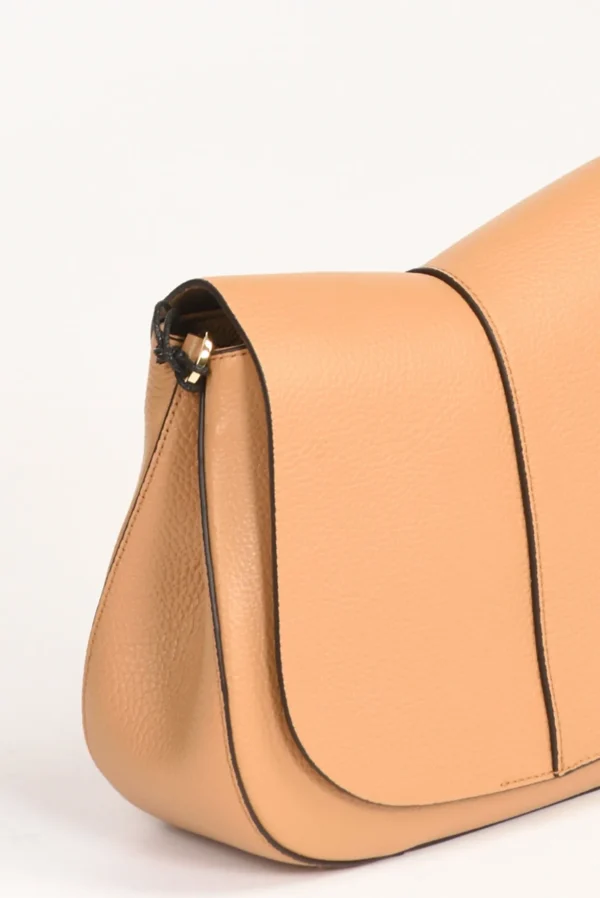 borsa helena round beige scuro