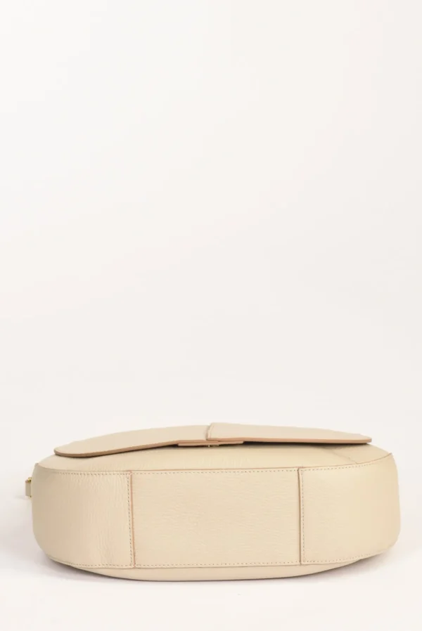 borsa helena round beige chiaro