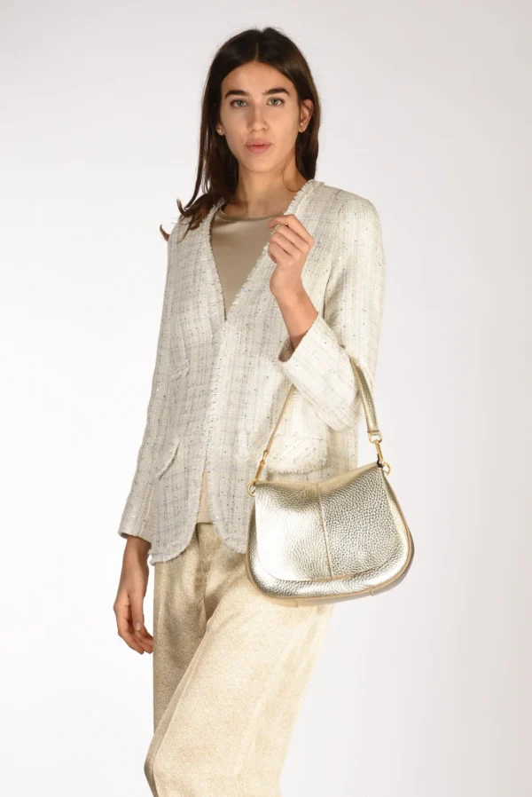 borsa helena round oro