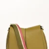 borsa helena round verde olivo