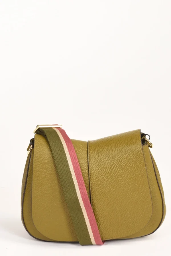 borsa helena round verde olivo