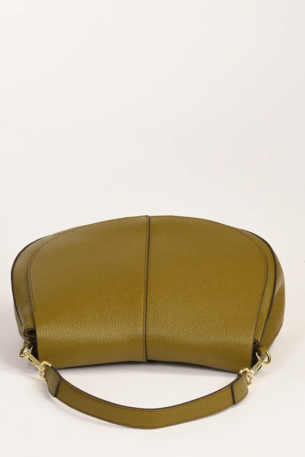 borsa helena round verde olivo