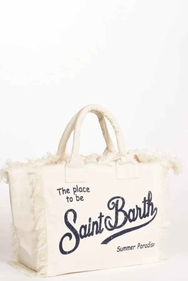 borsa vanity bianco/blu