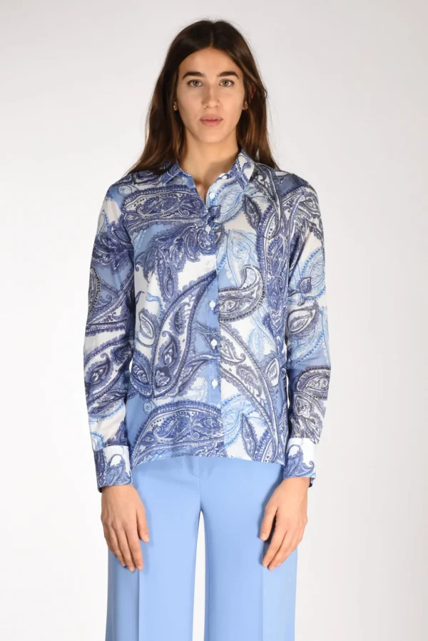 camicia andrea blu/bianco