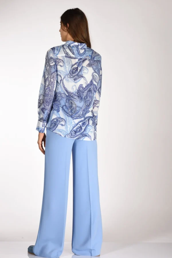 camicia andrea blu/bianco