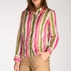 camicia andrea fucsia/bianco/multicolor