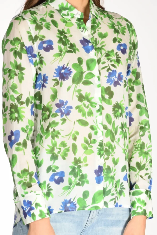 camicia andrea verde/bianco
