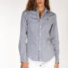 camicia bianco/blu