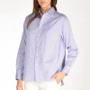 camicia bianco/viola chiaro