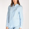 camicia colletto azzurro/bianco
