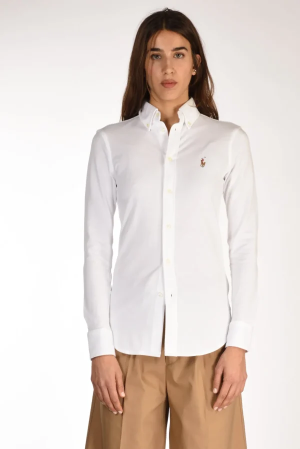 camicia colletto bianco