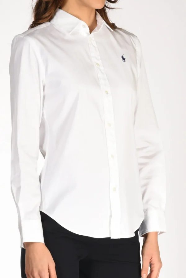 camicia colletto bianco
