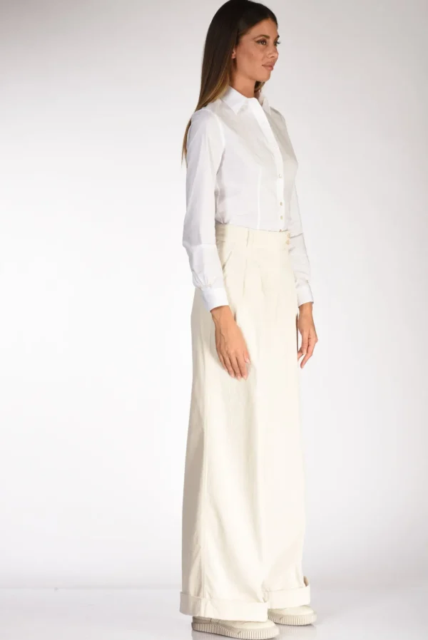 camicia colletto bianco
