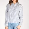 camicia colletto bianco/blu