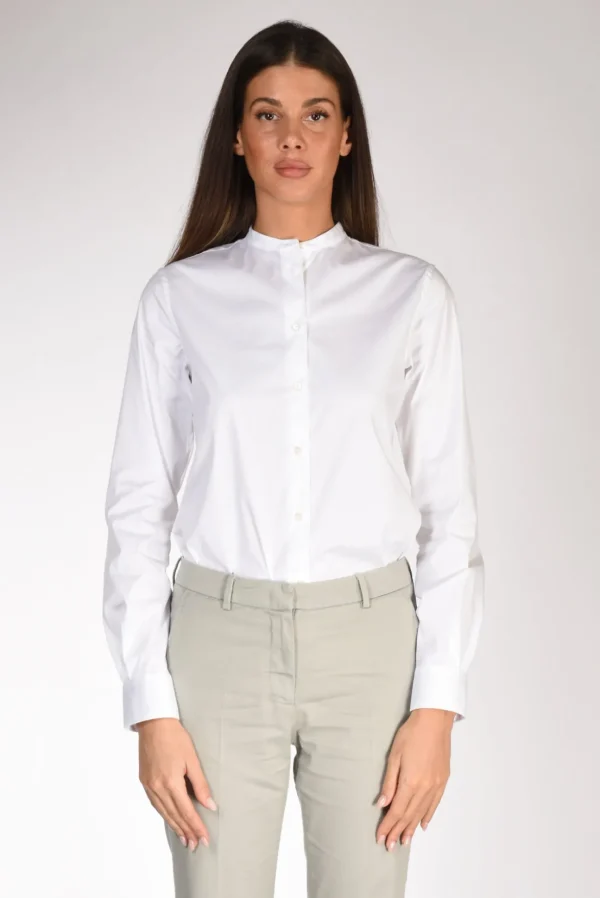 camicia coreana bianco