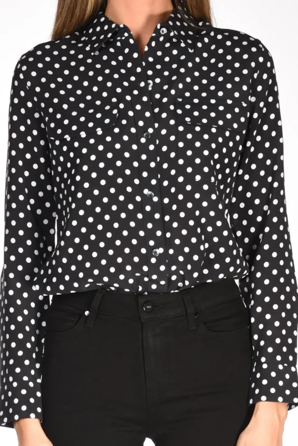 camicia nero/bianco