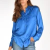 camicia tasche blu chiaro