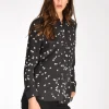 camicia tasche nero/bianco