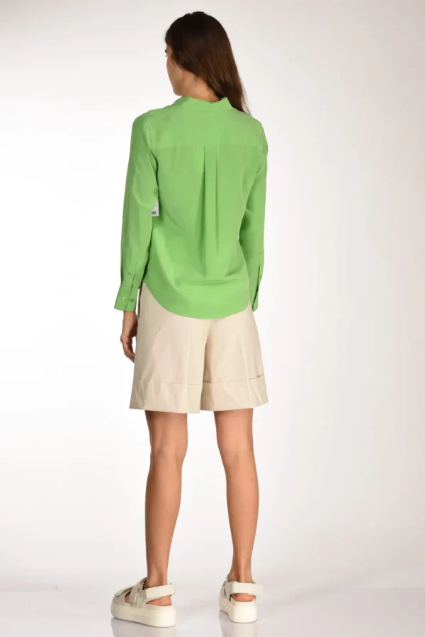 camicia tasche verde chiaro