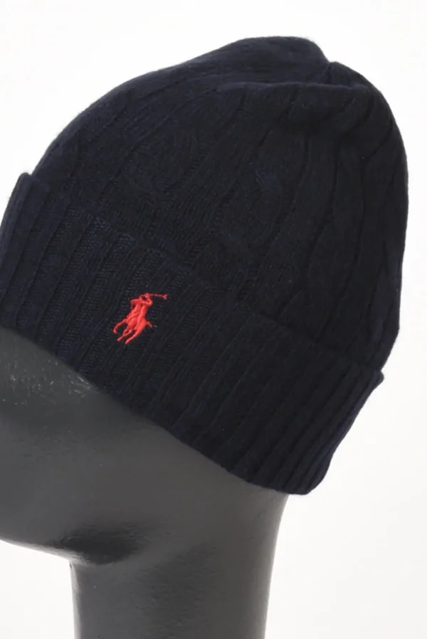 cappello logo blu