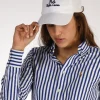 cappello scritta bianco/blu