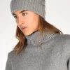cappello treccia grigio scuro