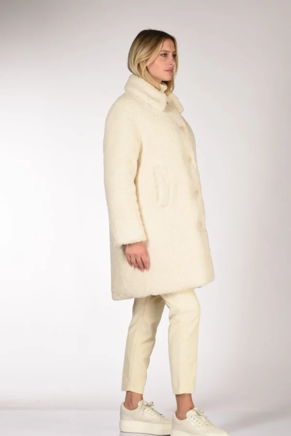 cappotto ysabel re bianco naturale
