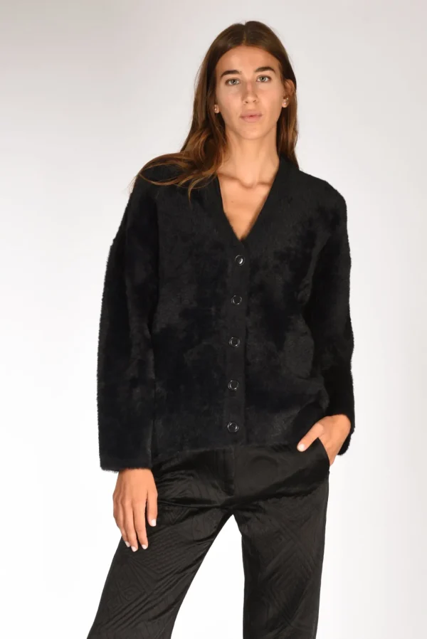 cardigan ecofur nero