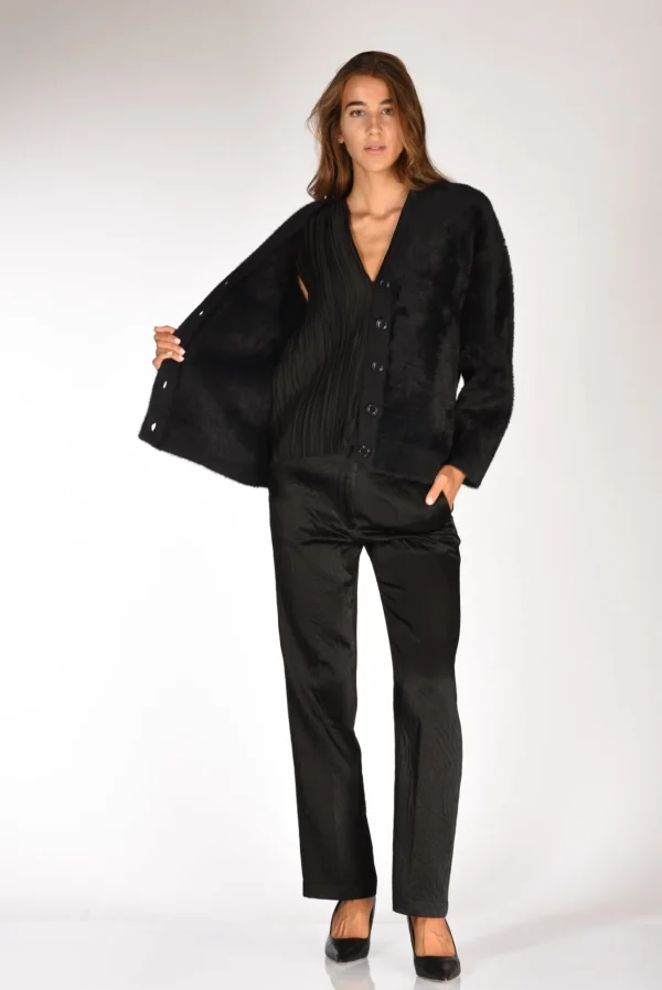 cardigan ecofur nero